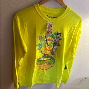 Ripple Junction Rick & Morty long Sleeve T-shirt Neon size S Men